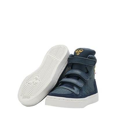 Leder-Sneakers "Stadil Check" in Dunkelblau