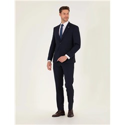 Lacivert Slim Fit Takım Elbise