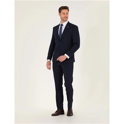 Lacivert Slim Fit Takım Elbise