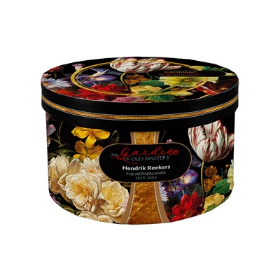 Пара чайная, 1 перс, 2 пр, 250 мл, фарфор F, черная, Тюльпан, Baroque flowers, 62365