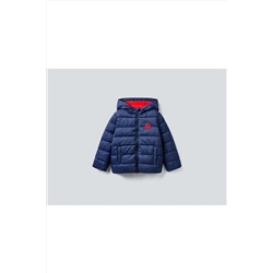 United Colors of BenettonBenetton Erkek Çocuk Lacivert Logolu Puffer Mont