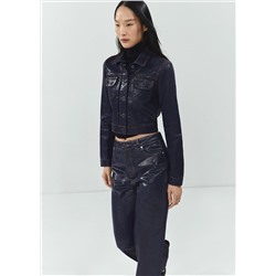 Jeans rectos foil