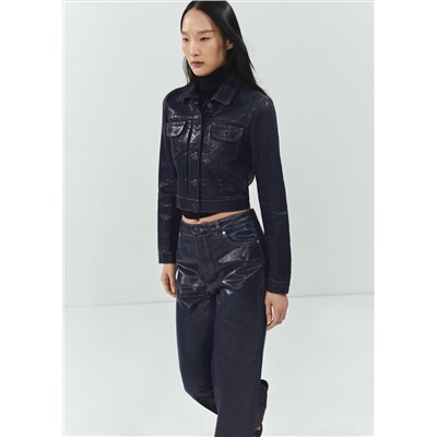 Jeans rectos foil