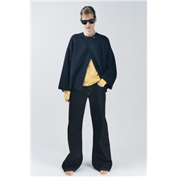 KNIT JACKET WITH METAL FASTENING