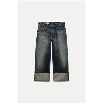 TRF STRAIGHT-LEG MID-RISE JEANS
