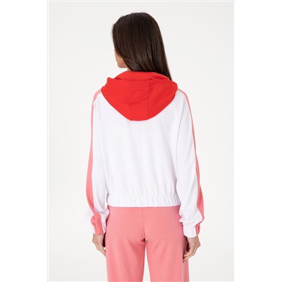 Kadın Beyaz Sweatshirt