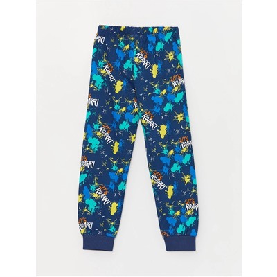 LC Waikiki Bisiklet Yaka Baskılı Uzun Kollu Erkek Çocuk Pijama Takımı, LCW Kids                                            
                                            Bisiklet Yaka Baskılı Uzun Kollu Erkek Çocuk Pijama Takımı