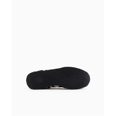 Sneakers in eco-suede, mesh and nylon
