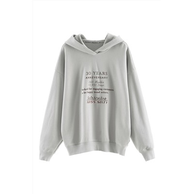 Sudadera con capucha Gris claro