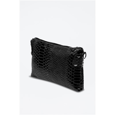 Bandolera de piel Savina Negro