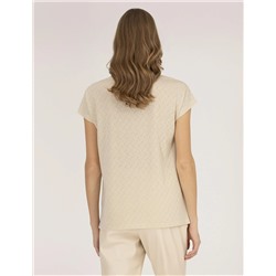 Bej Comfort Fit Tişört