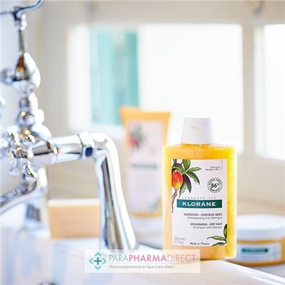 Klorane Beurre de Mangue Shampooing Nutrition 200ml