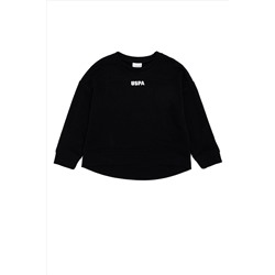 Çocuk Siyah Basic Sweatshirt