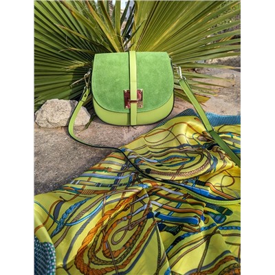 Pelle 2704 pistacho+палантин Martina HYL (100) amarillo