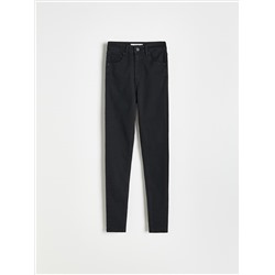 Slim-Jeans mit hoher Leibhöhe