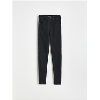 Slim-Jeans mit hoher Leibhöhe