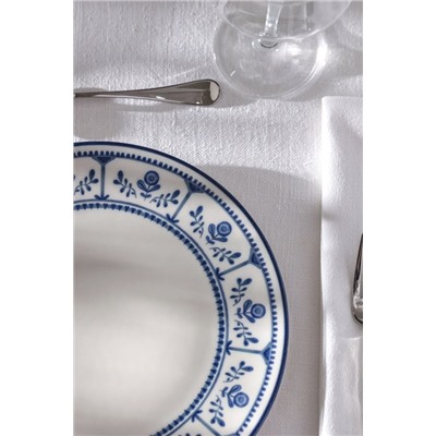 Rêve Bleu Celeste Servis Tabağı - 25 cm - Mavi/Beyaz