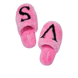 VICTORIA'S SECRET Closed Toe Faux Fur Slipper