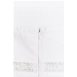 EMBROIDERED POPLIN DRESS
