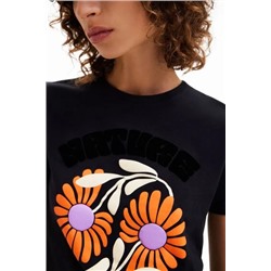 Camiseta "Save Nature" flores