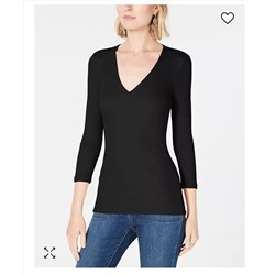 I.N.C. International Concepts Women's Ribbed Top