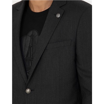 Siyah Ekstra Slim Fit Blazer Ceket