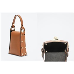 Bolso de piel Ruby Camel