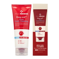 PAUL MEDISON Deep-red Acne Foam Cleansing Пенка для умывания для проблемной кожи 155мл