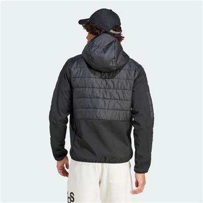 Men's • Sportswear  39 Essentials 3-Stripes Insulated Hooded Hybrid Jacket
