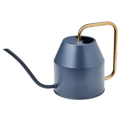 Gießkanne, dunkelblau/goldfarben, 0.9 l