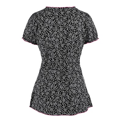 koi Scrubs Primrose Print Top