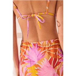 Pareo midi textura tropical