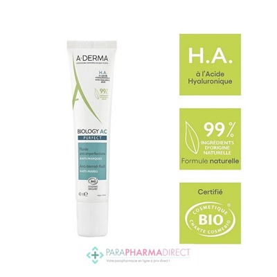 A-Derma Biology AC Perfect Fluide Anti-Imperfections BIO 40ml