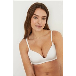 UNIQUE Sujetador triangular push up microfibra