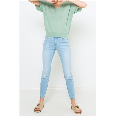 Jersey de lino Verde pastel