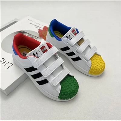 Детские кеды Adida*s Lego   Материал: натуральная кожа  Мягкие, лёгкие, удобные