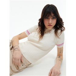 Bluse mit Polokragen