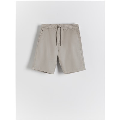 Chino-Shorts mit hohem Leinenanteil