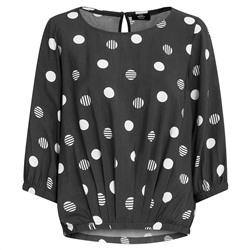 Damen Bluse mit großen Punkten