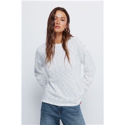 Jersey chenilla botones hombro