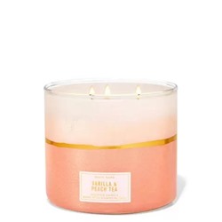 White Barn VANILLA & PEACH TEA 3-Wick Candle