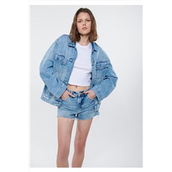MaviLuna 90s Jean Ceket Oversize / Geniş Kesim 1110177-84455