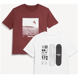 Short-Sleeve Graphic T-Shirt 2-Pack for Boys