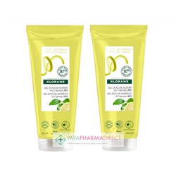 Klorane Cupuaçu Gel Douche Nutritif Zeste d'Agrumes 2x200mlLot  × 2