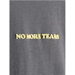 Baumwoll-T-Shirt mit Aufschrift