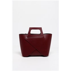 Bolso de piel Rita Burdeos