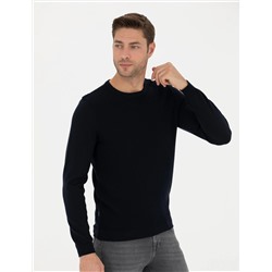 Açık Lacivert Slim Fit Kazak