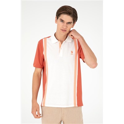 Erkek Regular Fit Polo Yaka Pudra Tişört