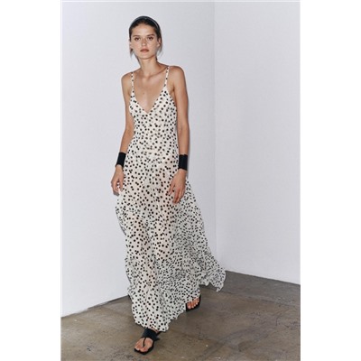 POLKA DOT MAXI DRESS
