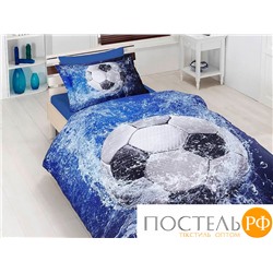 Постельное белье "Карвен" (сатин 3D )1,5 спальн.( Football ) (арт. N034 Football)